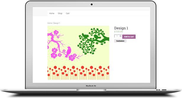 WooCommerce Custom Decal Design