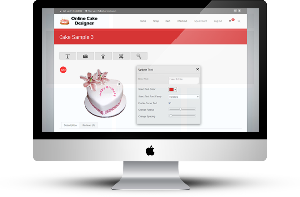 Online Cake and Cupcake Design for Woocommerce - 15