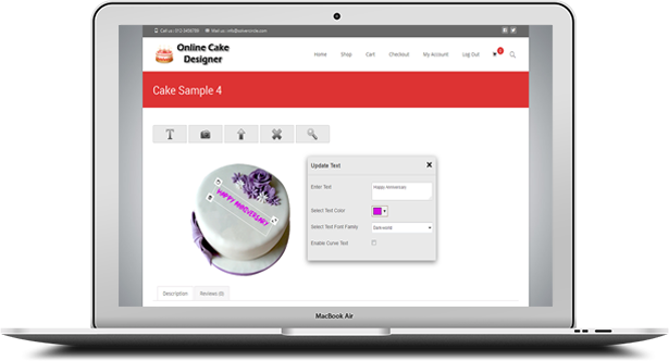 Online Cake and Cupcake Design for Woocommerce - 17