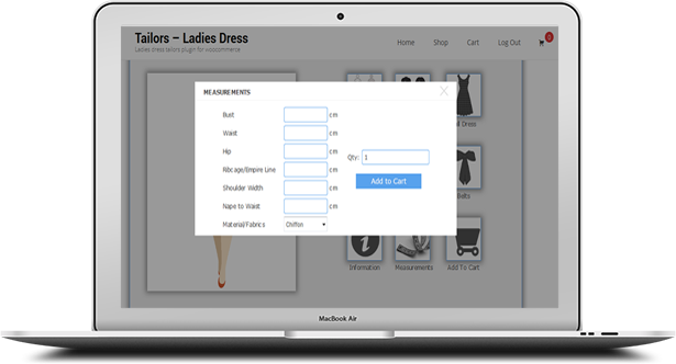 WooCommerce Tailor - Ladies Dress - 16