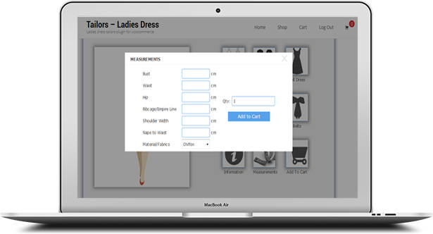 WooCommerce Tailor - Robe pour femme - 16