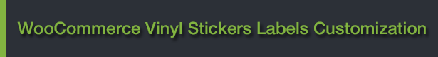 WooCommerce Vinyl Stickers Rótulos Design - 10